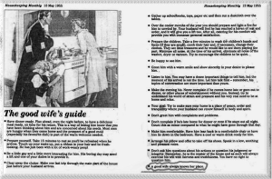Good Wife Guide 1955